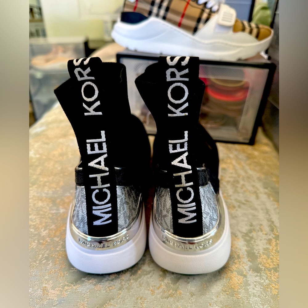 Michael Kors Women's Skyler Stretch-Knit Sock Sneaker